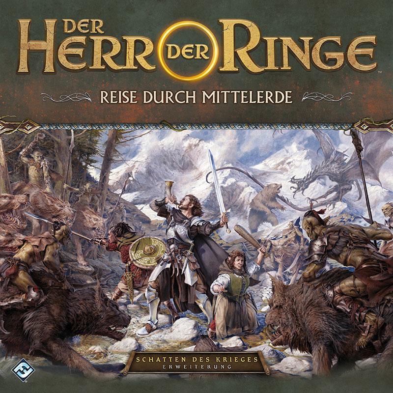 Der Herr der Ringe Reise durch Mittelerde Schatten des Krieges (Erweiterung) Brettspiele